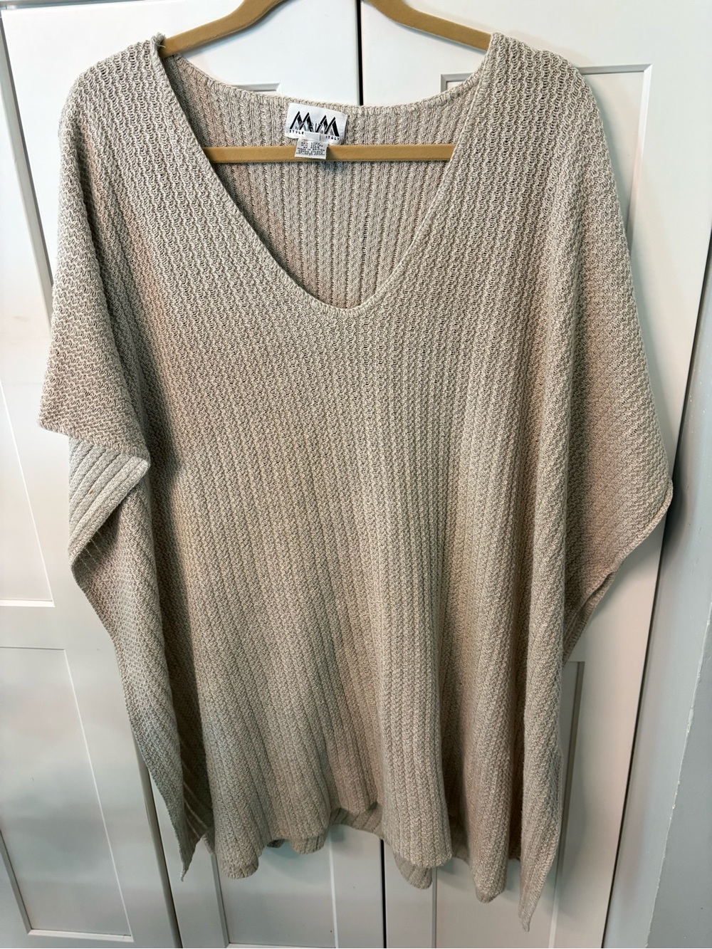 Vintage MM by Krizia Knit Poncho Sweater